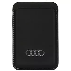Peňaženka Audi Synthetic Leather Wallet Card Slot black MagSafe AU-MSCH-Q3/D1-BK (AU-MSCH-Q3/D1-BK)