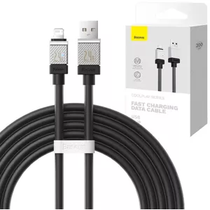 Kábel Fast Charging cable Baseus USB-A to Lightning CoolPlay Series 2m, 2.4A, black (6932172626761)