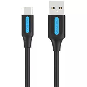 Kábel Vention USB 2.0 A to USB-C 3A Cable COKBI 3m Black