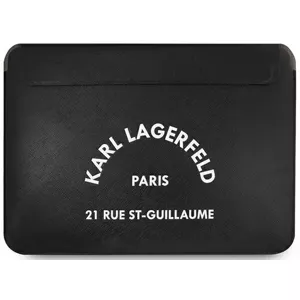 Púzdro Karl Lagerfeld Sleeve KLCS16RSGSFBK 16" black Saffiano RSG (KLCS16RSGSFBK)