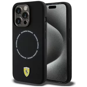 Kryt Ferrari FEHMP15XSBAK iPhone 15 Pro Max 6.7" black hardcase Printed Ring MagSafe (FEHMP15XSBAK)