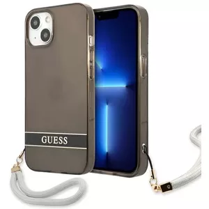 Kryt Guess GUHCP13MHTSGSK iPhone 13 6,1" black hardcase Translucent Stap (GUHCP13MHTSGSK)