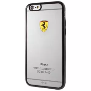 Kryt Ferrari - Racing Hard Case Apple iPhone 6/6s Plus - Transparent (FEHCP6BK)