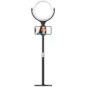 Statív XQISIT "Selfie Ring Light 8"" w/ 40cm table stand" black (49054)