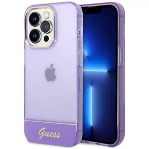 Kryt Guess GUHCP14LHGCOU iPhone 14 Pro 6,1" purple hardcase Translucent (GUHCP14LHGCOU)