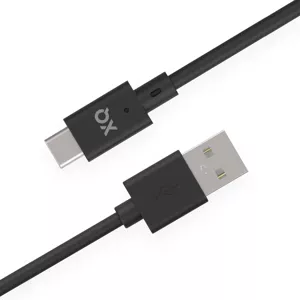 Kábel XQISIT NP Charge & Sync USB-C to USB-A 2.0 150cm black (50837)