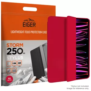 Púzdro Eiger Storm 250m Stylus Case for Apple iPad Pro 12.9 (2021) / (2022) in Red (EGSR00145)
