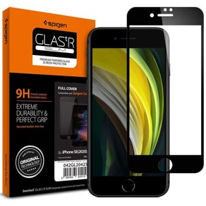 Tvrdené sklo na Apple iPhone 7/8/SE 2020 Spigen GlassTr HD celotvárové čierne