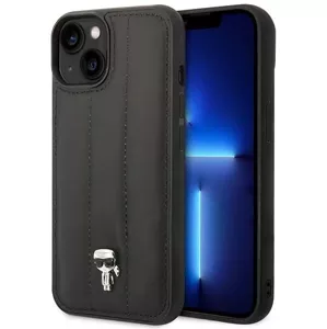 Kryt Karl Lagerfeld KLHCP14SPSQPK iPhone 14 6,1" hardcase black Puffy Ikonik Pin (KLHCP14SPSQPK)