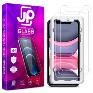JP Long Pack Tvrdených skiel, 3 sklá na telefón s aplikátorom, iPhone 12 Pro