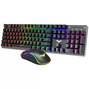 Herná klávesnica Gaming set 2in1 Havit KB393L Keyboard + mouse (black)