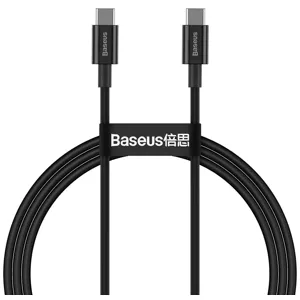Kábel Baseus Superior Series Cable USB-C to USB-C, 100W, 1m (black) (6953156208438)