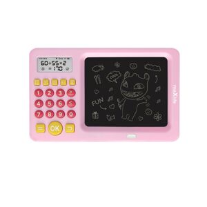 Maxlife MXWB-01 Detská písacia doska s kalkulačkou, ružová