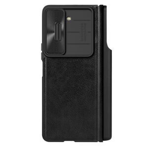 Nillkin Qin Leather Pro Case, Samsung Galaxy Z Fold 5, čierny