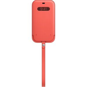 Apple kožený návlek s MagSafe na iPhone 12 Pro Max citrusovo ružový