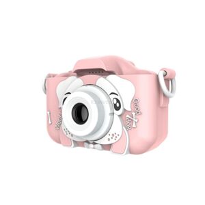 Fotoaparát pre deti X5 s motívom psa, ružový
