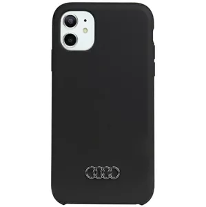 Kryt Audi Silicone Case iPhone 12/12 Pro 6.1" black hardcase AU-LSRIP12P-Q3/D1-BK (AU-LSRIP12P-Q3/D1-BK)