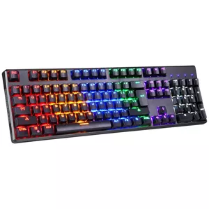 Herná klávesnica Mechanical keyboard Motospeed CK107 RGB (black) (6953460501331)