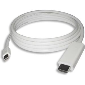 PremiumCord mini DisplayPort 1.2 - HDMI 2.0 kábel 1m biely