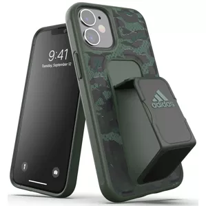 Kryt Adidas SP Grip Case Leopard SS21 for iPhone 12 mini Green/Hazy beige (43719)