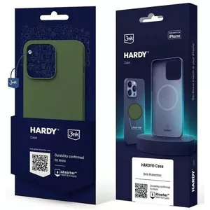 Kryt 3MK Hardy Case iPhone 15 6.1" alpine green MagSafe