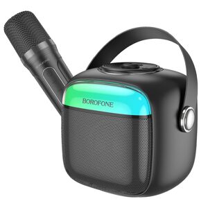 Borofone BP15 Dazzling Bluetooth mini karaoke reproduktor s mikrofónom, čierny
