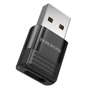 Borofone BV18 Adaptér, USB - USB-C, čierny