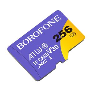 Borofone Class10 Pamäťová karta MicroSD, 256GB, SDXC U3, 100MB/s