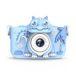 Fotoaparát a kamera pre deti C16 Dinosaurus, modrý