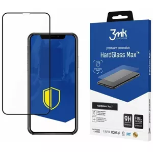 Ochranné sklo 3MK Apple iPhone 11 Black - 3mk HardGlass Max