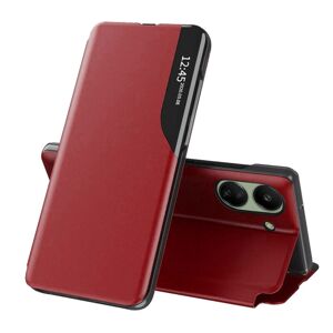 Eco Leather View Case, Xiaomi Redmi 13C 4G / Poco C65, červené