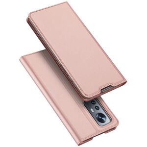 Dux Ducis Skin Pro, knižkové púzdro, Xiaomi Poco M6 Pro / Redmi 12, ružové