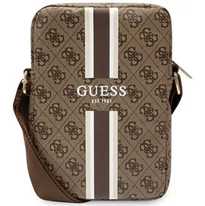 Taška Guess Bag GUTB8P4RPSW 8" brown 4G stripes (GUTB8P4RPSW)