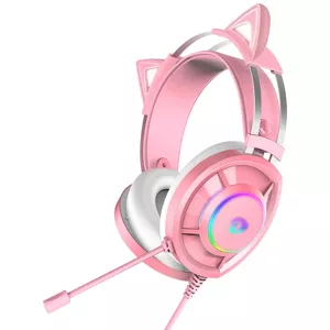 Slúchadlá Gaming headphones Dareu EH469 USB RGB, pink (6950589909635)