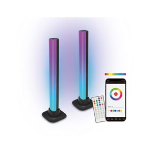Lightbars SmartLED Ksix, 5W, 35 lúmenov, diaľkové ovládanie, RGBIC, WiFi