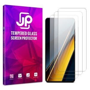 JP Long Pack Tvrdených skiel, 3 sklá na telefón, Xiaomi Poco X6 Pro 5G