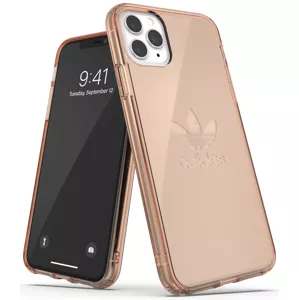 Kryt ADIDAS - Protective Clear Case Big Logo for iPhone 11 Pro Max rose gold col. (36412)