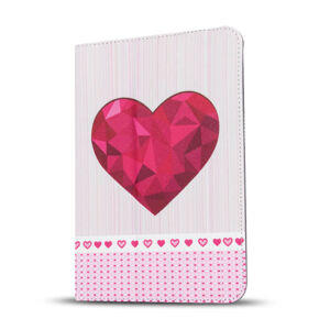 Univerzálne puzdro Heart note pre tablet 9-10`` ružové