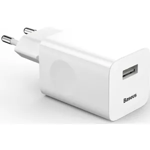 Nabíjačka Baseus Charging Quick Charger USB 3.0 - White (6953156272446)