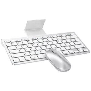 Klávesnica Omoton Mouse and keyboard combo for IPad/IPhone KB088 (silver)