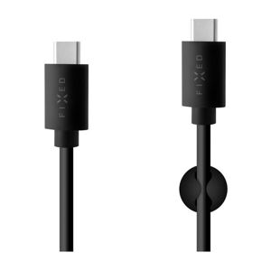 FIXED nabíjací kábel USB-C - USB-C (PD) 15W čierny