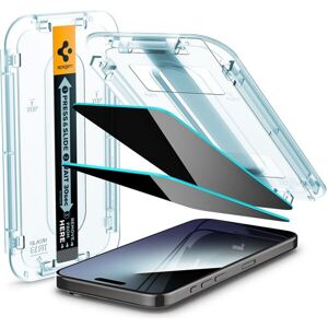Spigen Glass tR EZ Fit Privacy 2 Pack tvrdené sklo iPhone 15 Pro Max číre