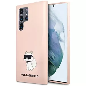Kryt Karl Lagerfeld KLHCS24LSNCHBCP S24 Ultra S928 hardcase pink Silicone Choupette (KLHCS24LSNCHBCP)