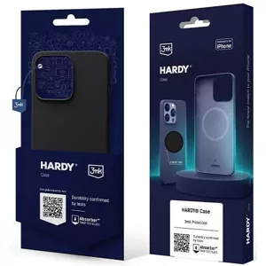 Kryt 3MK Hardy Case iPhone 15 Pro 6.1" graphite MagSafe