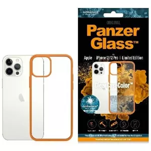 Kryt PanzerGlass ClearCase iPhone 12/12 Pro Orange AB (0283)
