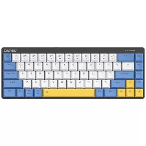 Herná klávesnica Mechanical keyboard Dareu EK868  Bluetooth, white-blue-yellow (6950589911362)