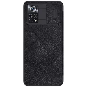 Púzdro Nillkin Qin Leather Pro case for Xiaomi Poco X4 Pro 5G, black (6902048245891)