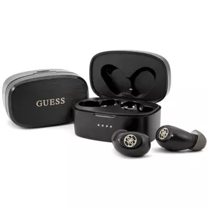 Slúchadlá Guess headphones Bluetooth GUTWSJL4GBK TWS + Docking station black 4G (GUTWSJL4GBK)