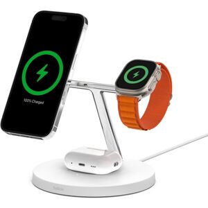 Belkin BOOST CHARGE™ PRE MagSafe 3v1 Bezdrôtové nabíjanie pre iPhone/Apple Watch/AirPods, biela - NO