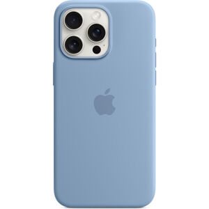 Apple silikínový kryt s MagSafe na iPhone 15 Pro Max ľadovo modrý